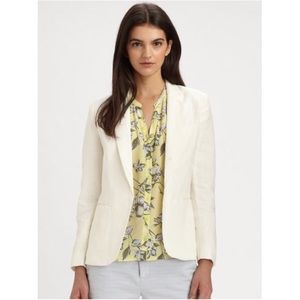Joie cream linen blazer